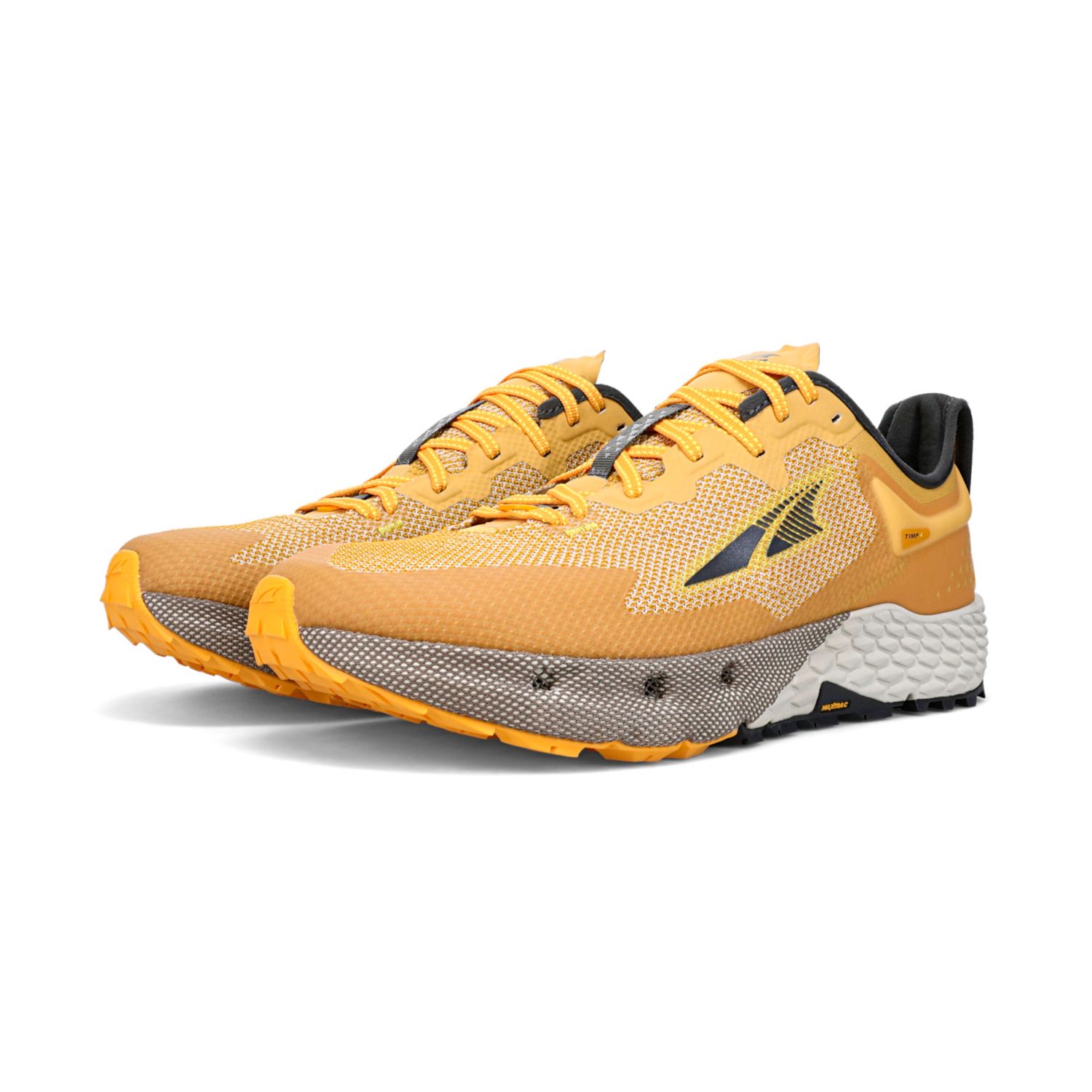 Altra Timp 4 Men's Trail Running Shoes Grey / Yellow | South Africa-21653879